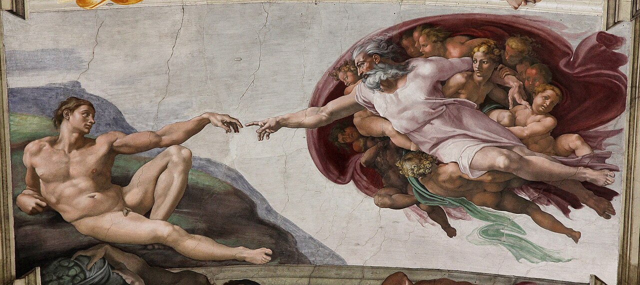 Michelangelo’s ceiling fresco The Creation of Adam