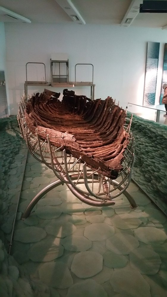 A 1st-century fishing boat recovered from the Sea of Galilee