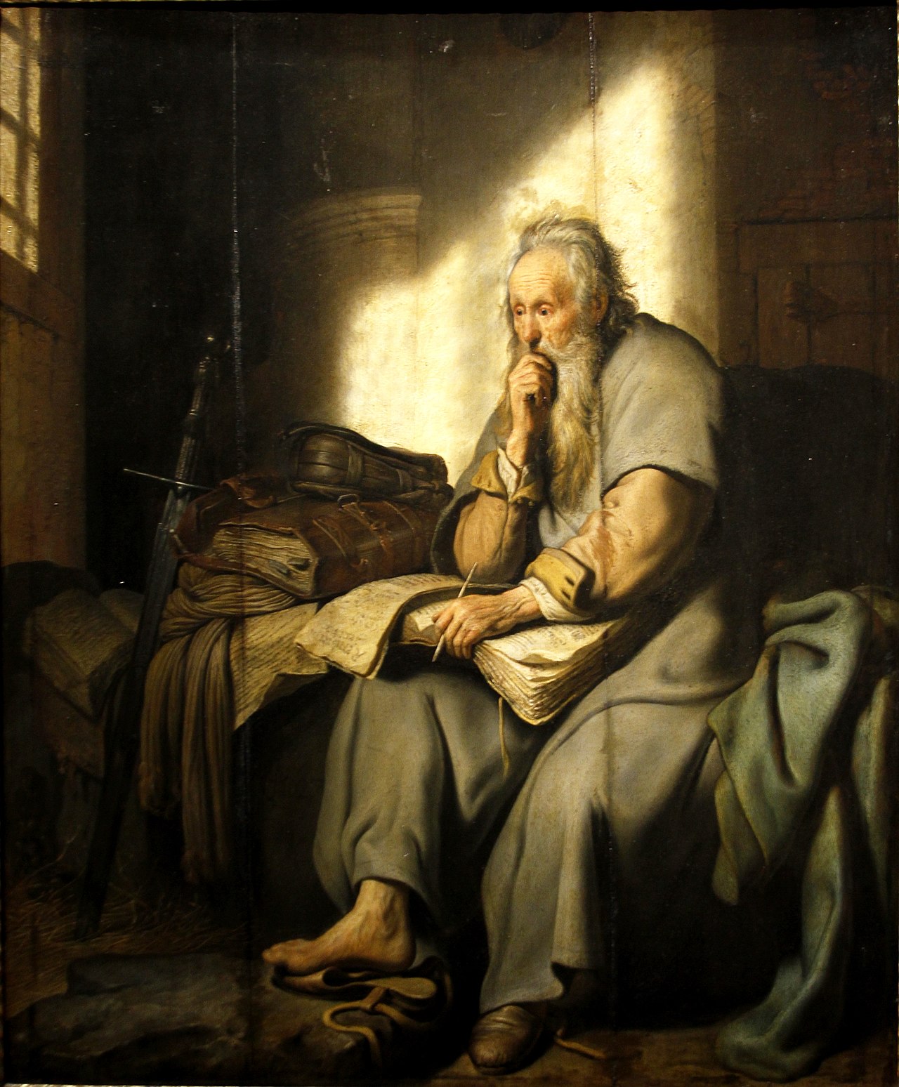 The apostle Paul in prison