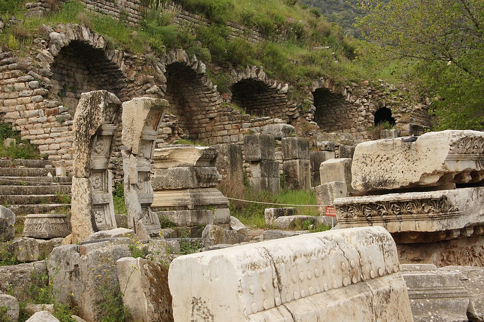 The ancient ruins of Ephesus in Turkey