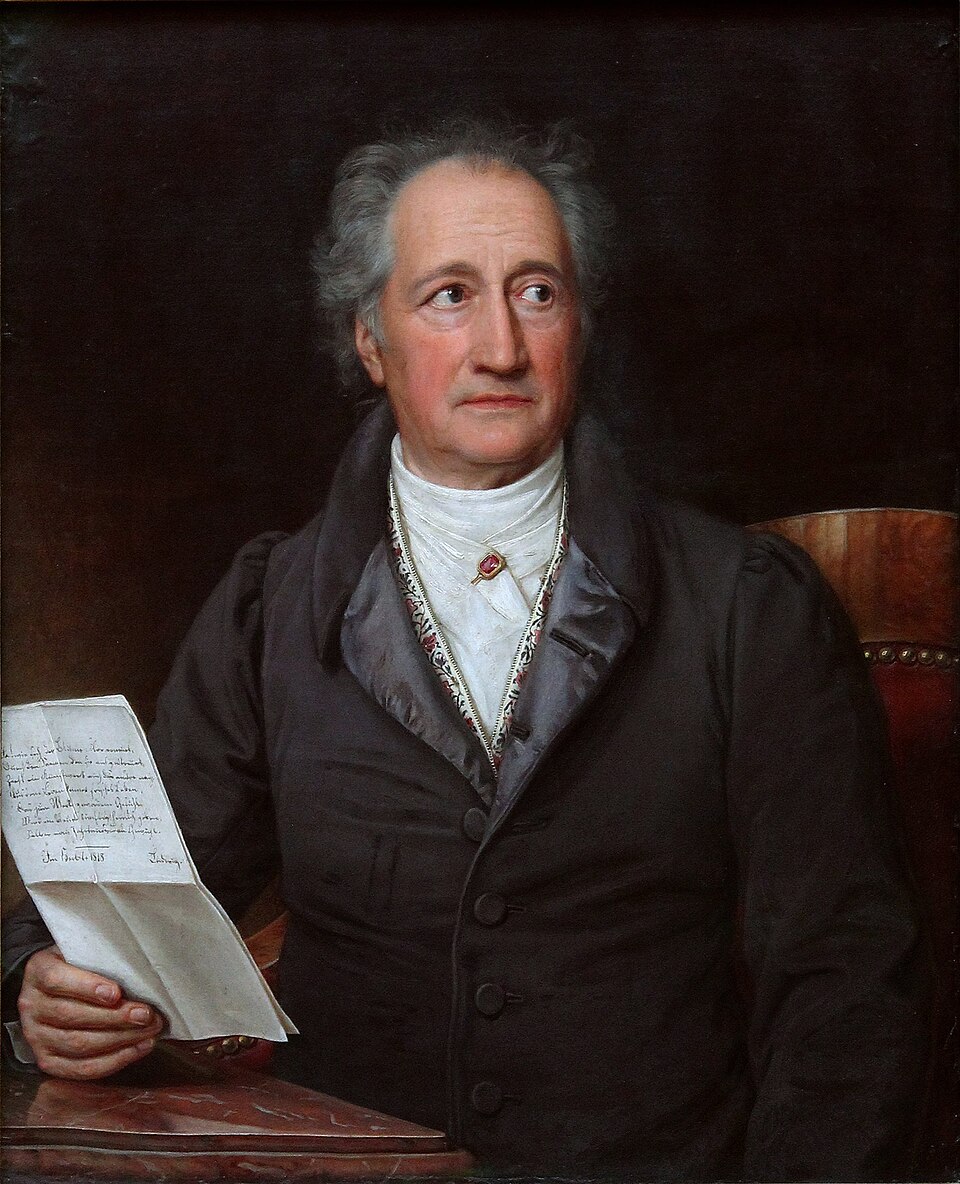 Johann Wolfgang von Goethe (1828, by Joseph Karl Stieler)