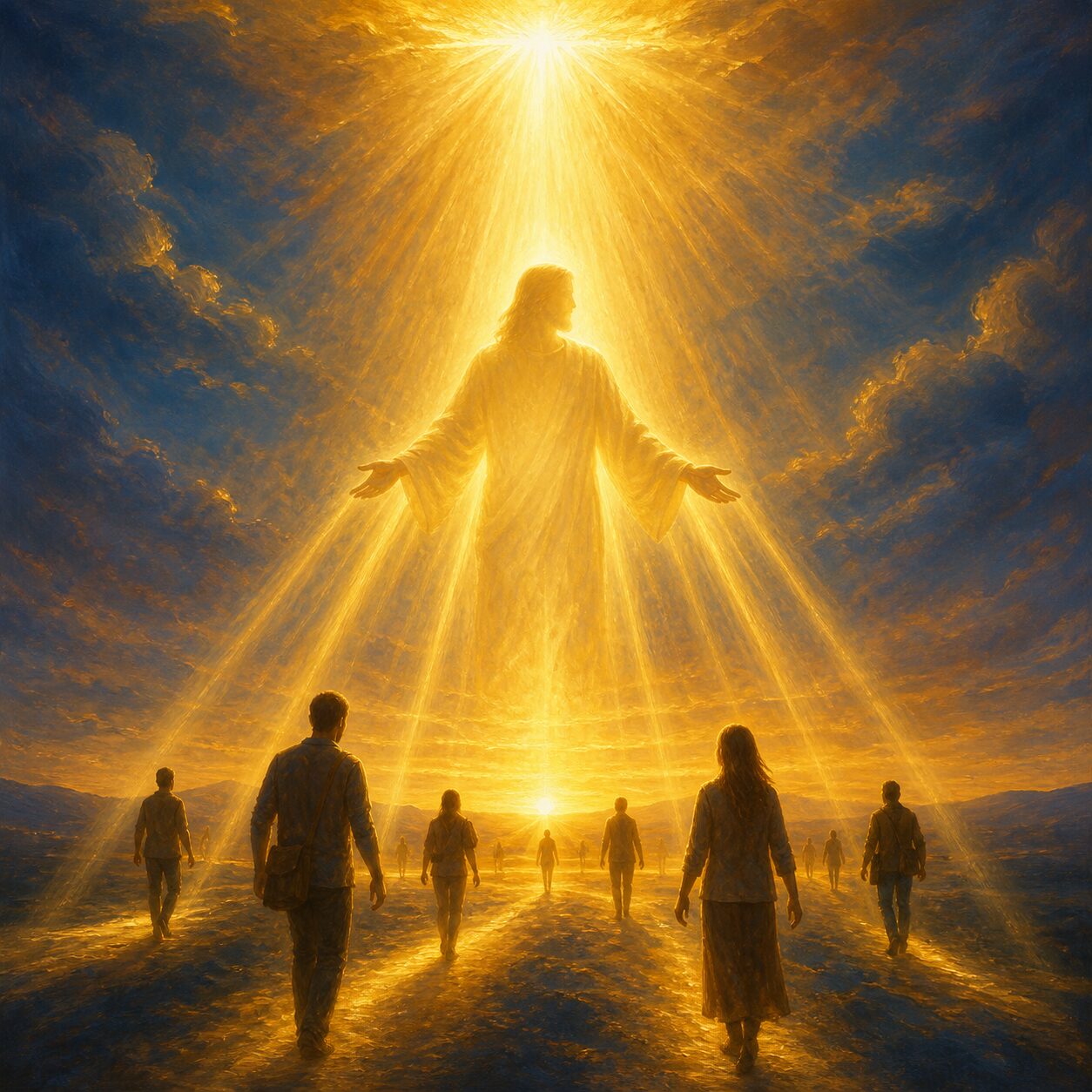 The sending that flows from heaven through Christ to the disciples