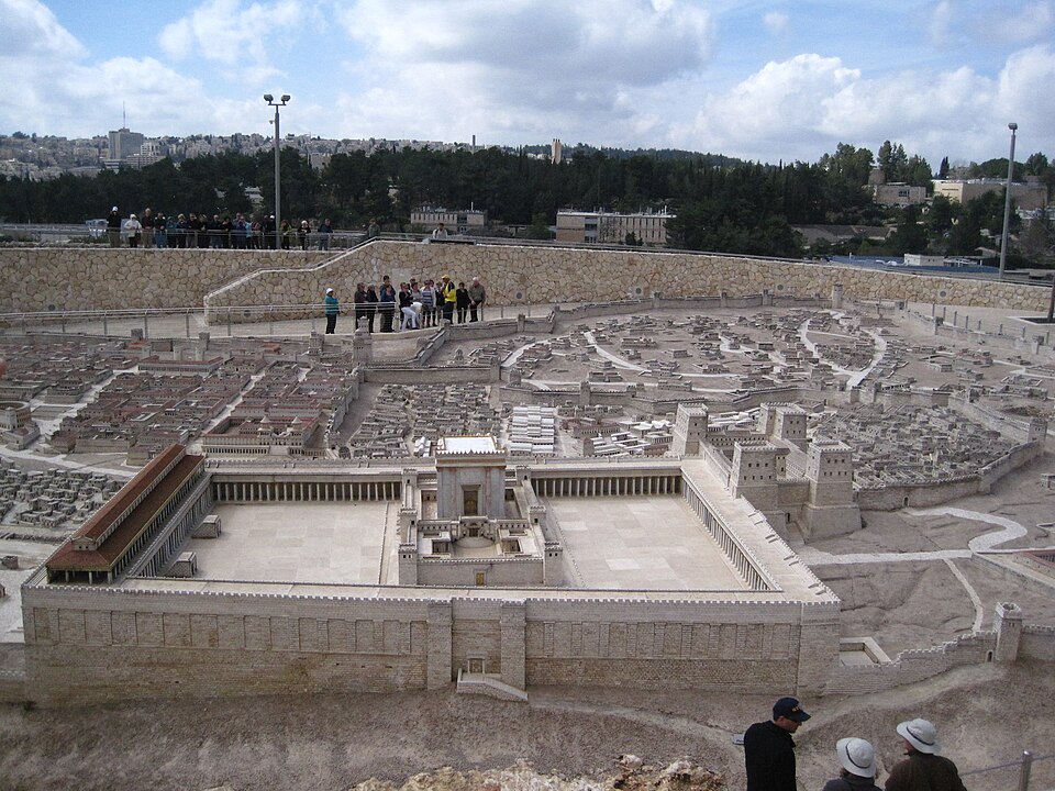 A scale model of Jerusalem's temple from the Second Temple period, Israel Museum