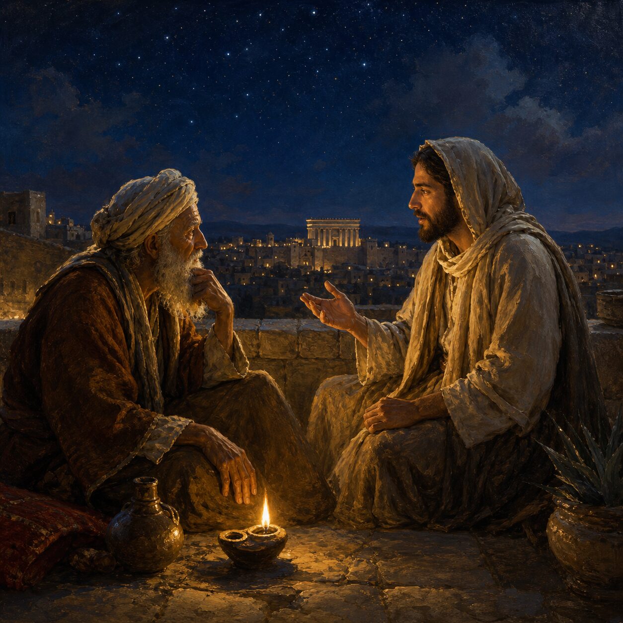 Nicodemus coming to Jesus by night — the conversation of John 3