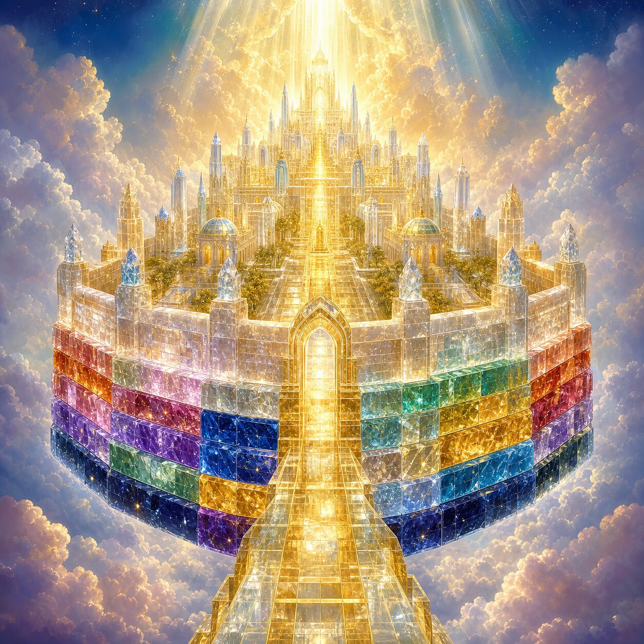 The New Jerusalem on twelve gemstone foundations — the vision of Revelation 21