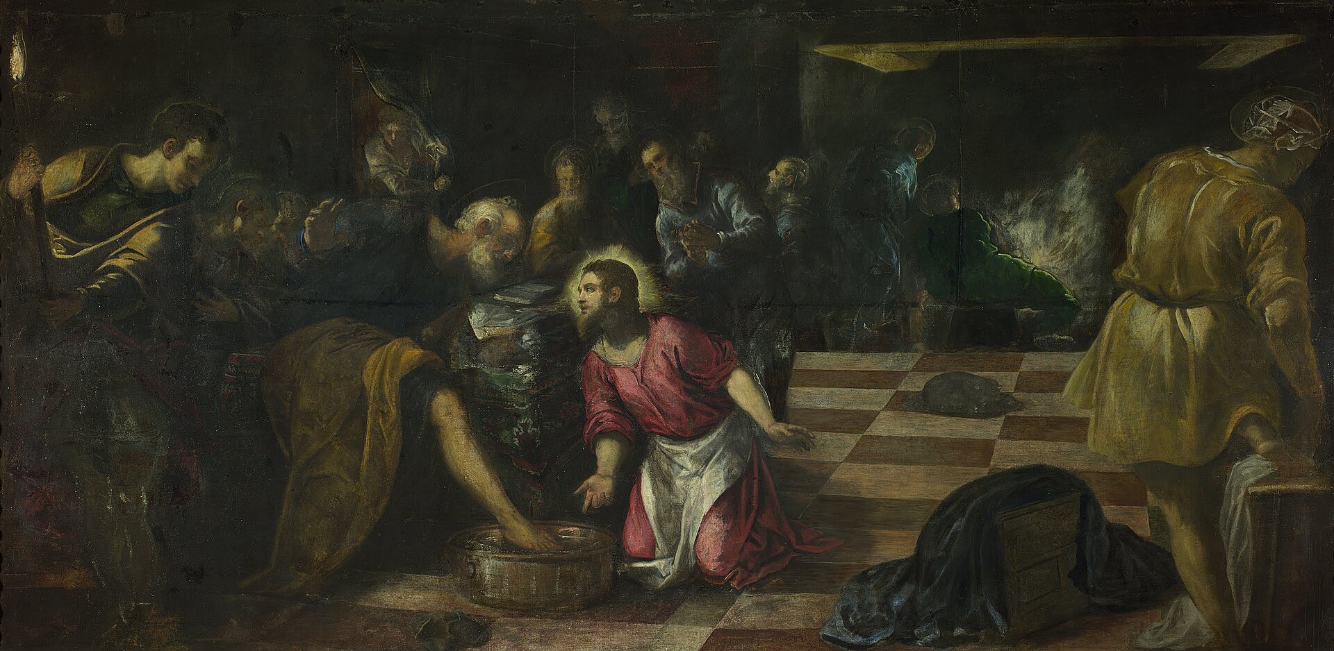 Christ Washing the Feet of the Disciples — Tintoretto