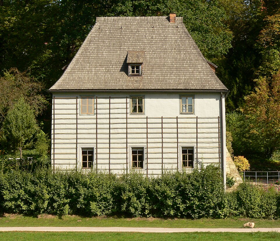 Exterior of the Goethehaus in Weimar, Germany