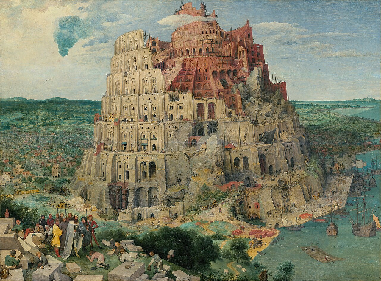 Pieter Bruegel's painting 'The Tower of Babel'