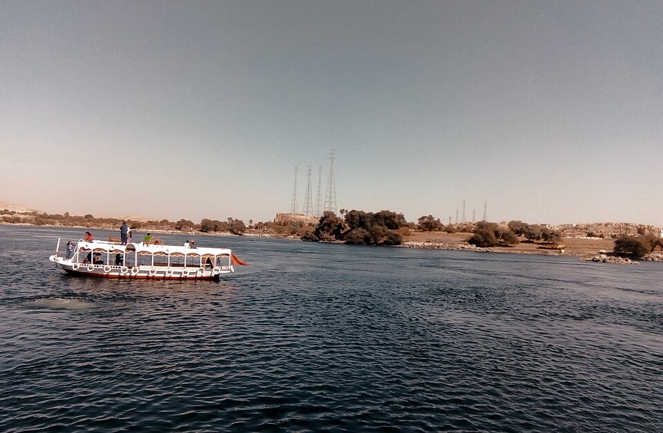 View of the Nile River in Egypt