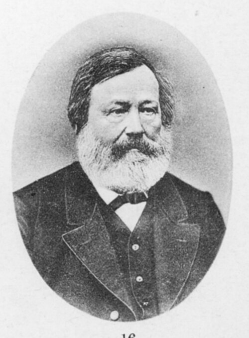 Nineteenth-century portrait photograph of Hermann Gundert